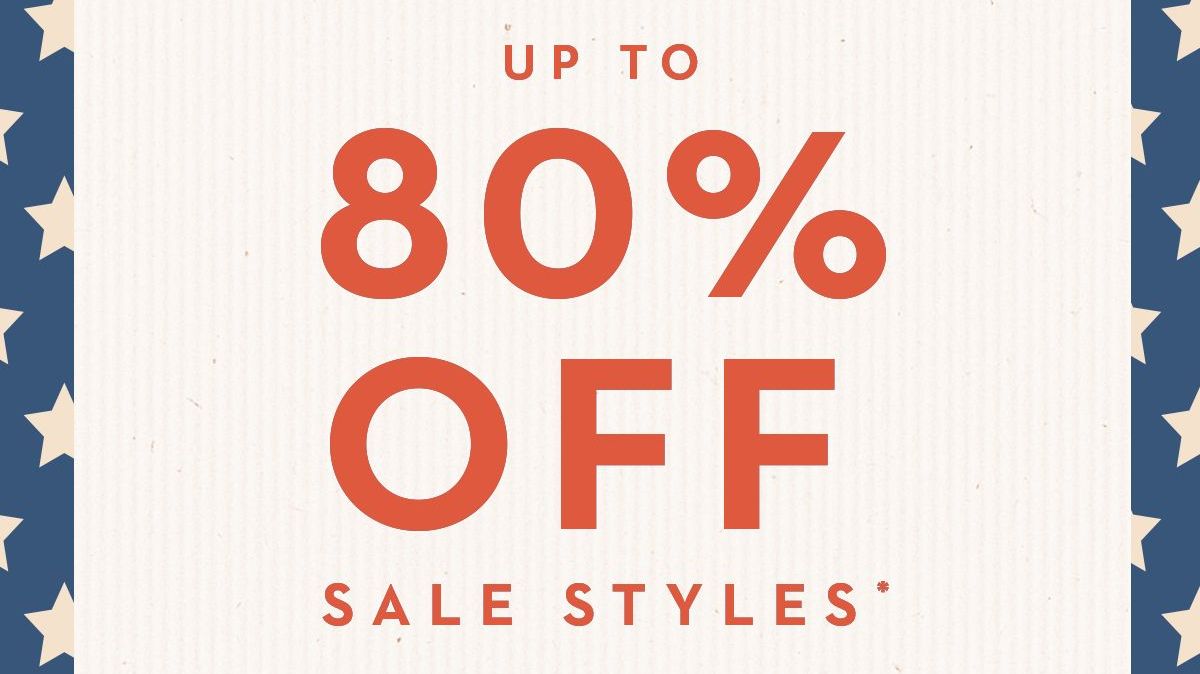 It's here: rare deals for a limited time. No promo code required. Shop the sale here: bit.ly/2WRI6nN