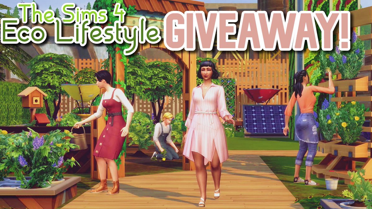 SweetTSimmer's tweet photo. ✨The Sims 4 Eco Lifestyle Giveaway✨

I'm SO excited for this pack and want to give away a copy! 

🌿 Follow my Twitter
🌿 Subscribe to my channel https://t.co/RlcYLM6XJe
🌿 Retweet this tweet
🌿 Comment what you're most excited for in the pack! https://t.co/wkFGdwFzr9