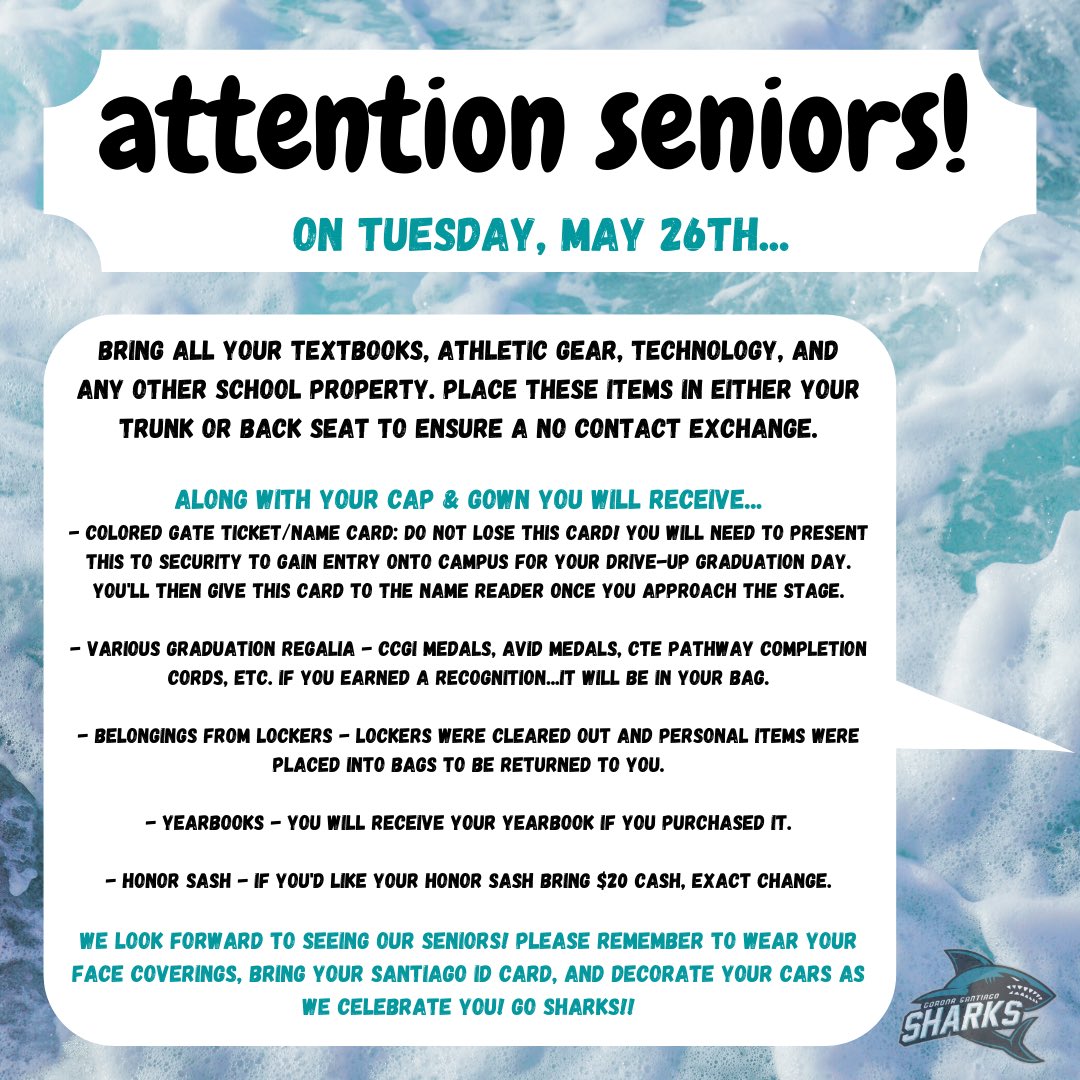 <a href="/shssharks2020/">santiago seniors</a> See you Tuesday!