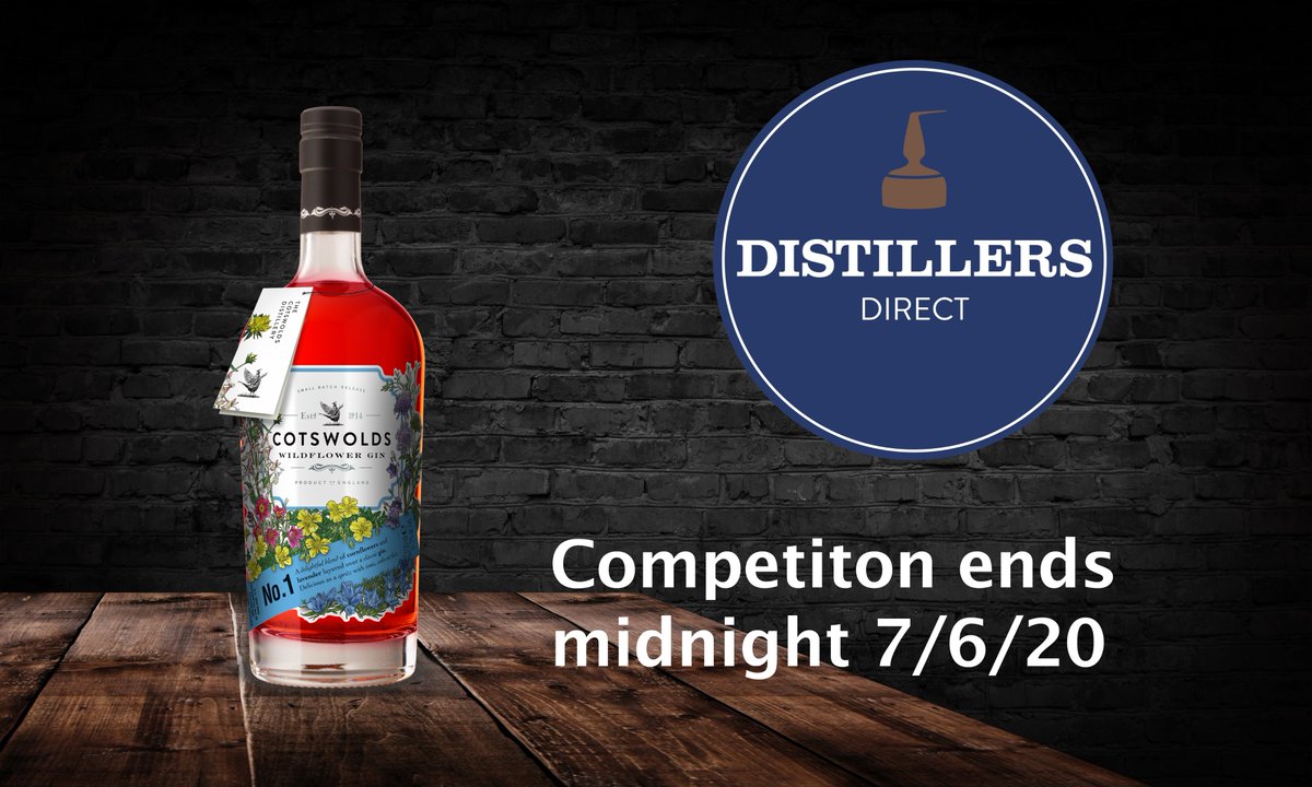 To kick-start the upcoming bank holiday, we thought we'd giveaway a bottle of the Wildflower Gin from <a href="/Cotswoldistill/">Cotswolds Distillery</a> 

Simply retweet this post, follow our page and tag your bank holiday partner for your chance to win! 18+ only.Good Luck!
#competition #giveaway 
🍏🍓🍹🍸🍊🤩🥳🙌