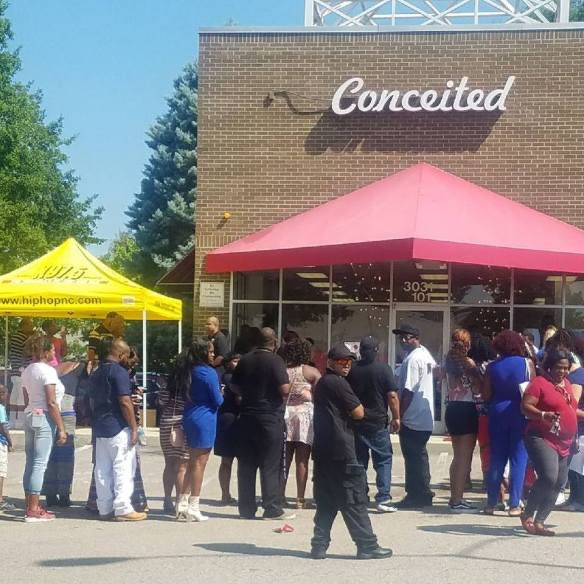 2017: August - Remy Ma opens a clothing boutique in Raleigh North Carolina called “Conceited”