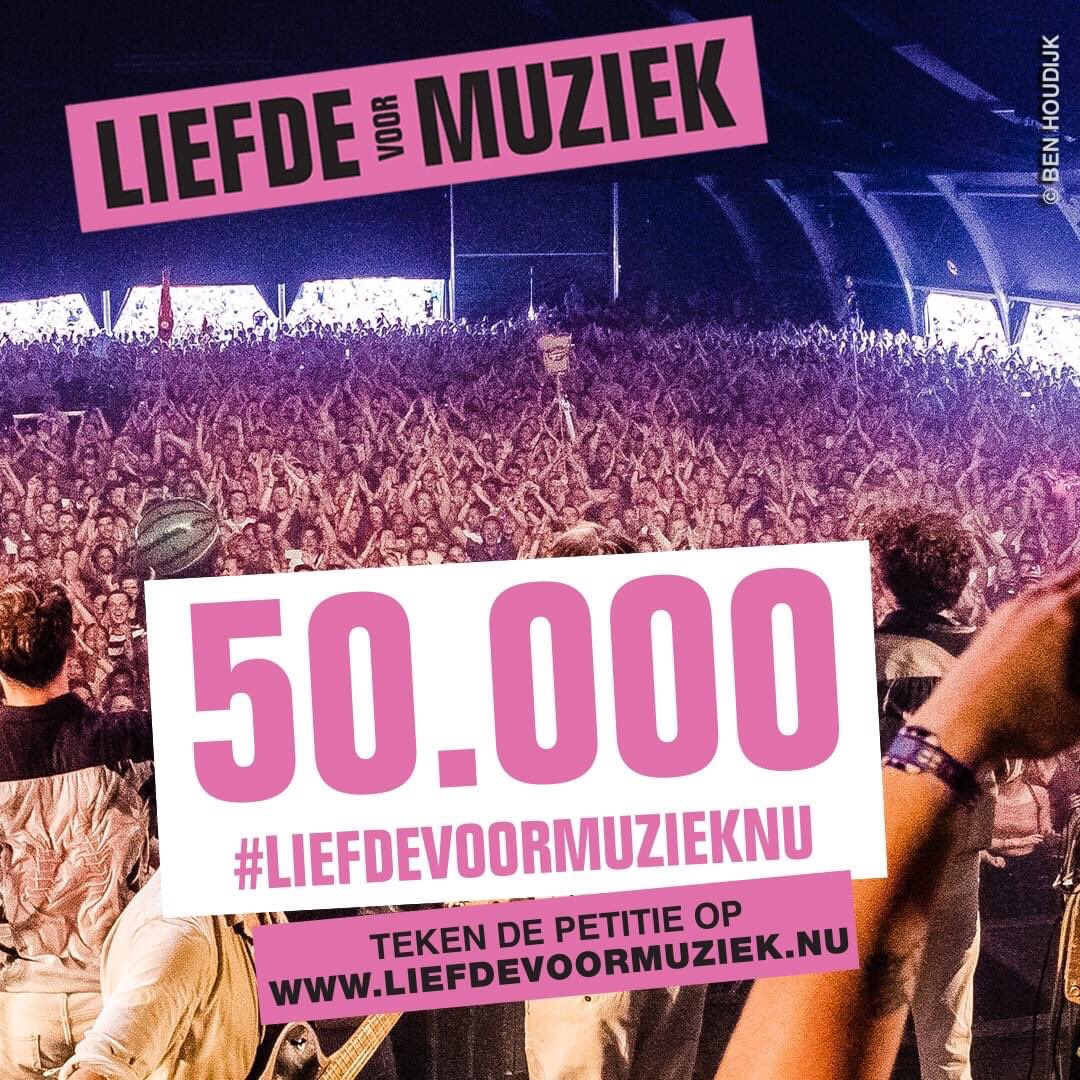 VermeulenRuth's tweet image. Ongelofelijk fantastisch!
50.000 handtekeningen in nog geen 2,5 dag voor deze liefdesbetuiging aan @liefde4muzieknu !!!
Teken ook deze petitie om onze liefde voor muziek in Den Haag te laten horen, en te zorgen dat live muziek een toekomst heeft!
liefdevoormuziek.nu