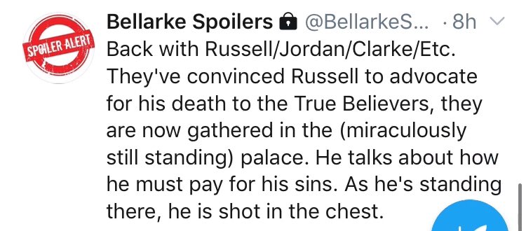 BELLARKESPOILED TWEETS FOR THOSE WHO MISSED IT