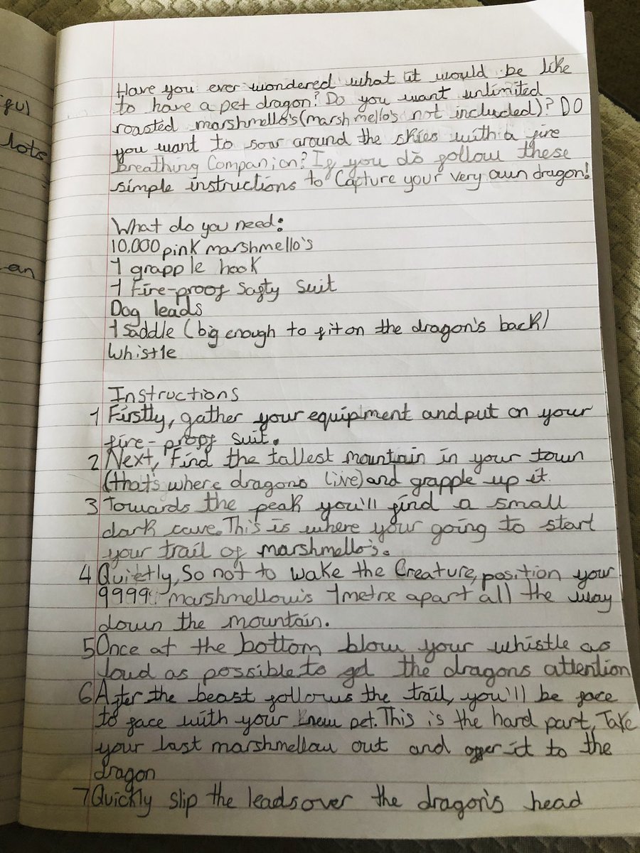 sarahandems's tweet photo. #LearnWithOak #ONAY5ENG       Capturing a dragon instructions https://t.co/uCpxm5i7MO