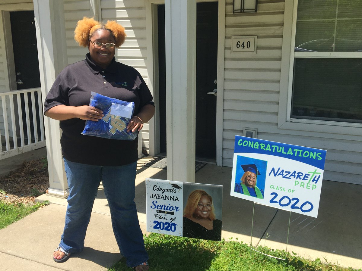 Chabizzle10's tweet image. SO GOOD to see these seniors yesterday!!! @NazPrep #classof2020