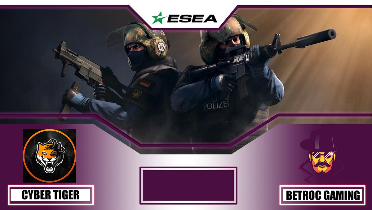 +++ Matchday +++
Um 21:30 Uhr geht es wieder rund! <a href="/Adlerwache1993/">Adlerwache1993</a> begleitet unsere Jungs in den nächsten Spieltag der ESEA Intermediate.

Live auf twitch.tv/adlerwache1993.

#BetrocG