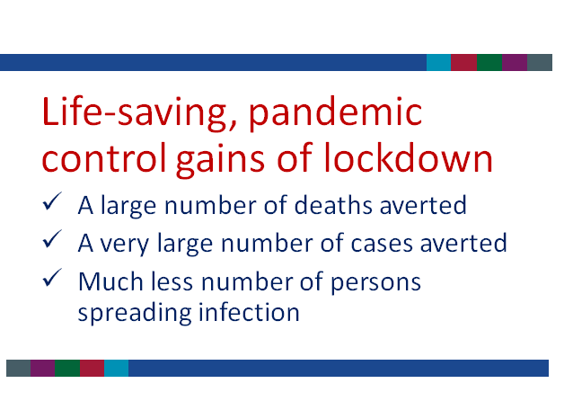 AimsaKarnataka's tweet photo. #CovidPandemic control gains of #lockdownindia 

"A large number of deaths averted, cases averted" @official_aimsa https://t.co/BBWH5DedWz