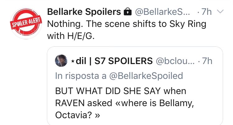 BELLARKESPOILED TWEETS FOR THOSE WHO MISSED IT