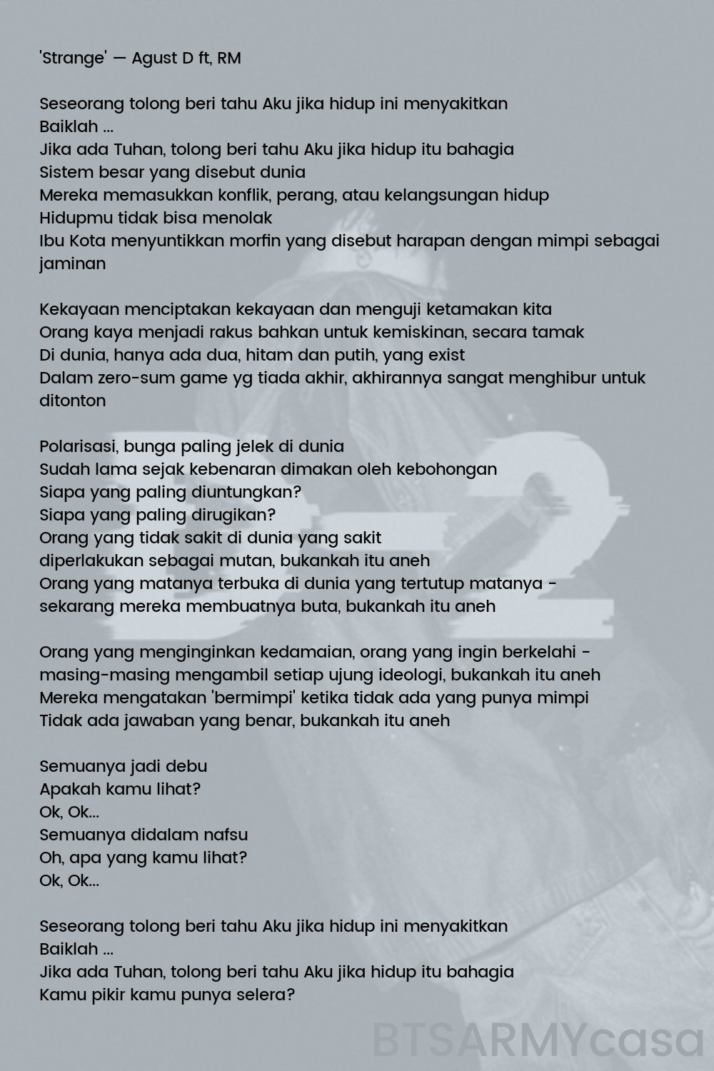 Btsarmycasa On Twitter Lirik Agust D 2 A Thread Trans Bahasa Indonesia Agustd2outnow Agustd Bts Twt What Do You Think Https T Co Ldhgkbiunp Twitter