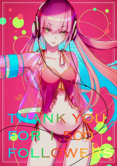 なんやかんやフォロワー様が1500人超えましたー・:*+.\(( °ω° ))/.:+
皆様ありがとうございますーーーー٩(ˊᗜˋ*)و

ということで久々の記念絵です( ˙꒳​˙  )キリッ 