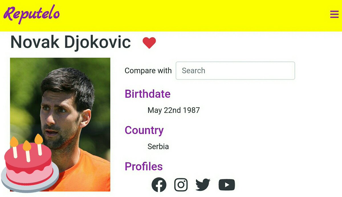 reputelo's tweet photo. Who do you think is the #best #tennis🎾 #player? #VOTE for @DjokerNole on https://t.co/xCSNbH9oun!
#reputelo #tennisplayers #tennisplayer #tennis #players #votes #novakdjokovic #birthday #HappyBirthday #Serbia #serbian #athletes #athlete #COVIDー19 #DAECHWITAOUTNOW #JUNGKOOK https://t.co/371CGkKqas