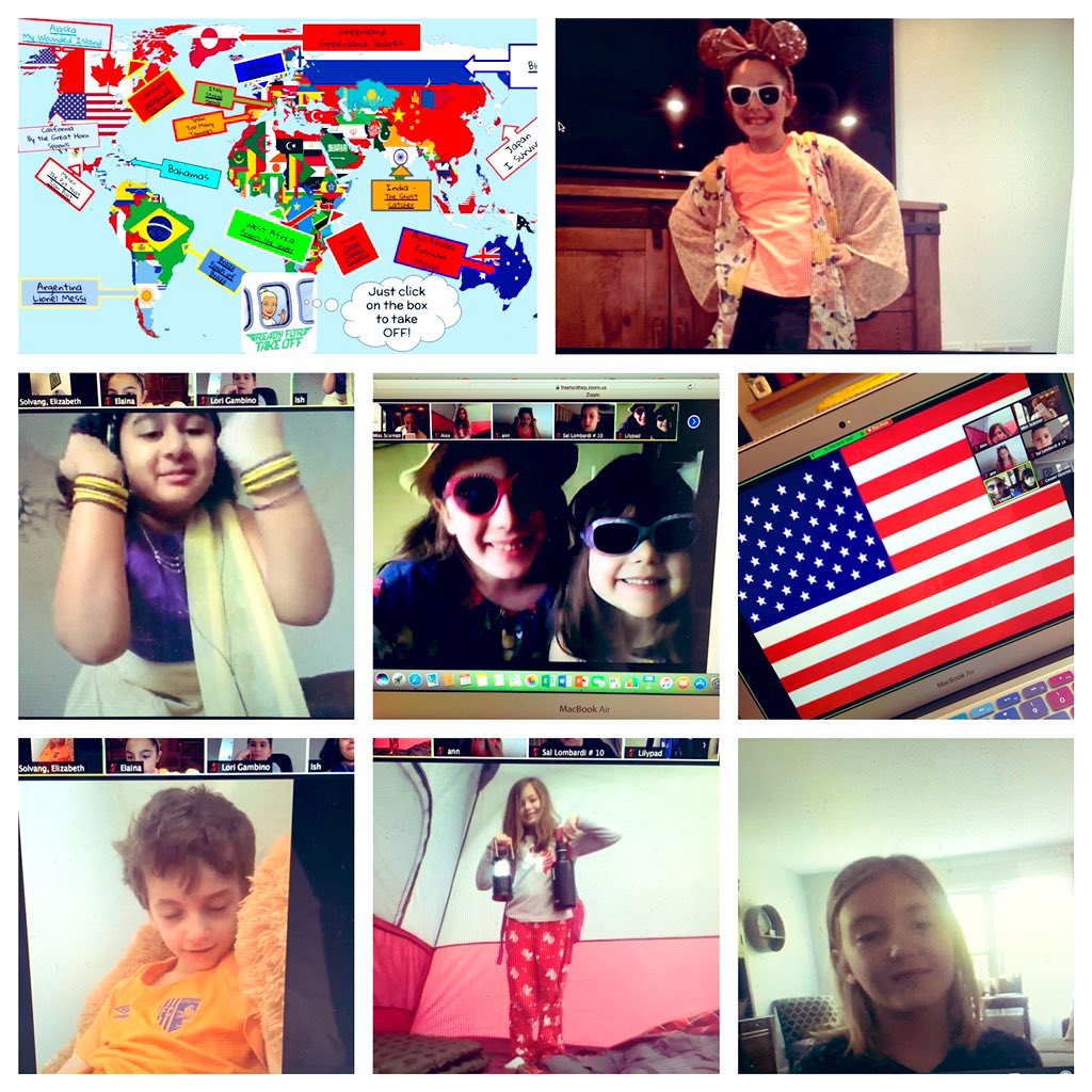 MsScarnati's tweet photo. Ready for take off in 3-2-1... we’re flying high “Reading Around the World” today! My co-pilots are all geared up to read some EPIC books around the world! #ReadingAroundTheWorld #ReadAThon2020 👩🏼✈️🌎✈️🛫🇮🇹🇮🇪🇺🇸🇰🇾🇮🇱🇮🇷🇨🇦📚📖 @CatenaColts @JJCAtkinson @JJC_media https://t.co/6TBzmjNSLs