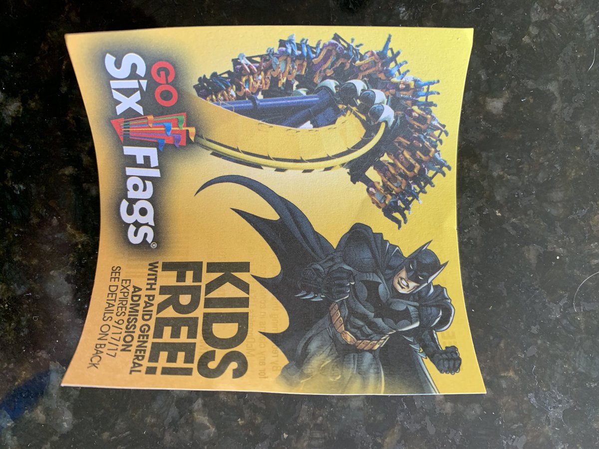 mclaughlin7921's tweet photo. Hey, @McDonalds, thanks for the free passes to Legoland and Six Flags. Too bad it is from 2017. You need to update your Happy Meal toys. https://t.co/sxWEEPtjlu