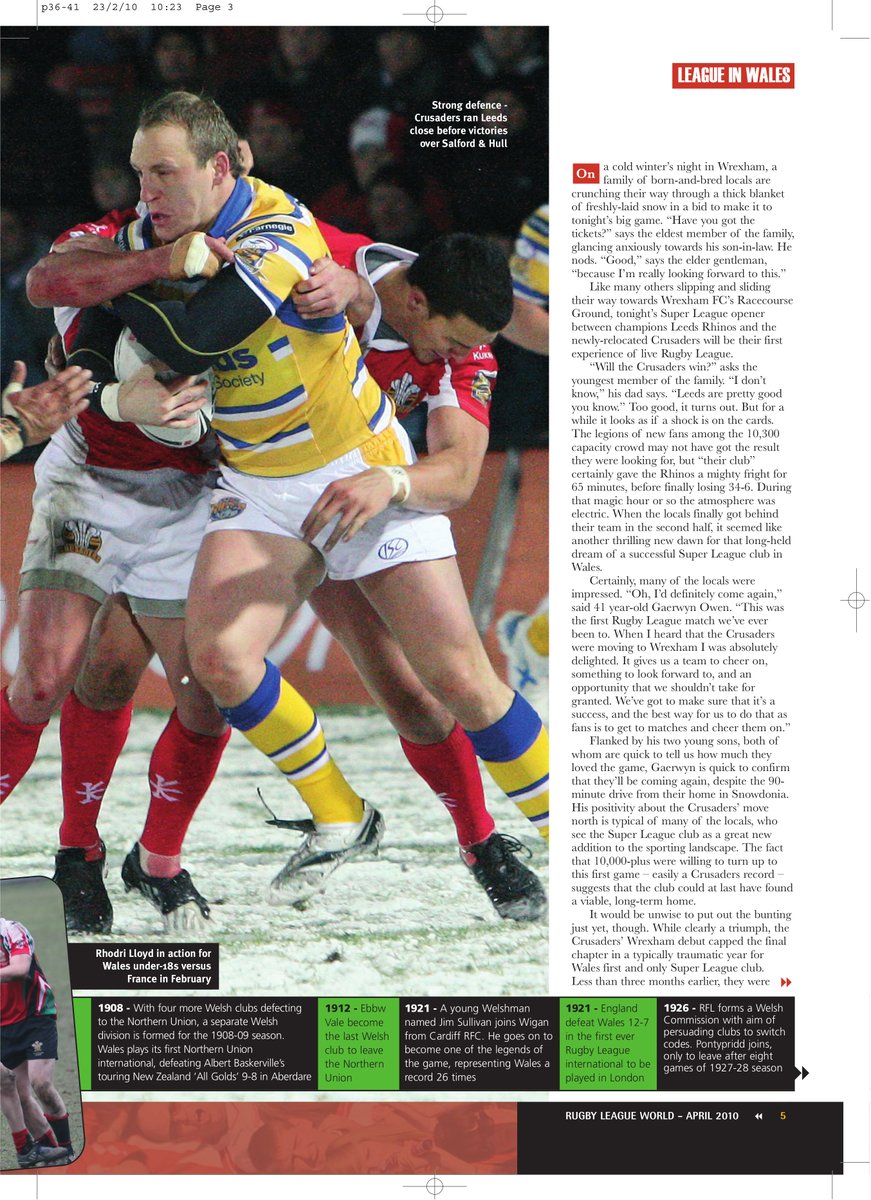 📣 JUST 🔟 MORE COPIES TO SELL TO HIT £1,000 FOR <a href="/DJDefibFund/">Danny Jones Defibs</a> and <a href="/bessant_scott/">Scott bessant</a>

DIM OND ANGEN I WERTHU 10 CYLCHGRAU MWY!

👀 Here's the intro, plus the first two pages of the amazing opening article by <a href="/sellbydave/">Matt Anniss</a>

👉MORE / MWY: wrl.wales/magazine

#WalesRL #FutureIsBright