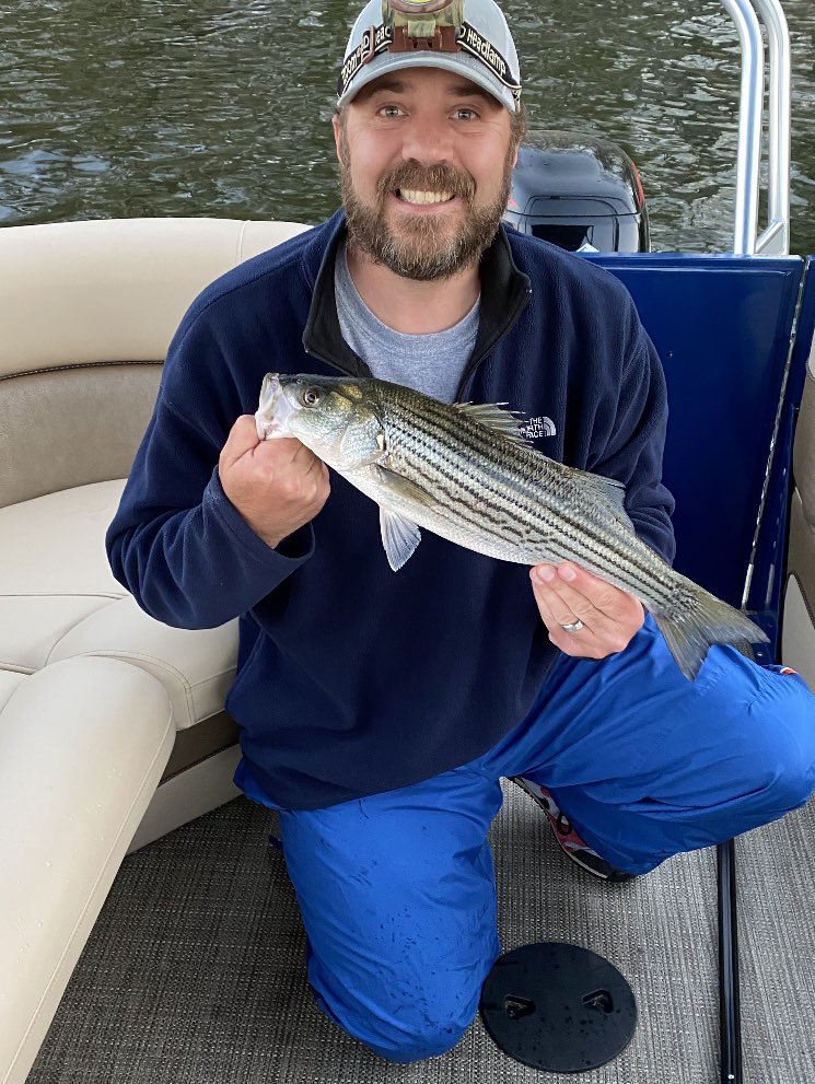 WallyBites's tweet photo. Pontoon Magic, 3 more Stripers for the Wally Bites team.  #wallybites, #lakewallenpaupack, #pafish, #fishpa, #lakelife, #bassfishing, #Lakefishing , #paboating, #lakewally, #lakemonsters, #cabelas, #freshwaterangler, #striper, #bass, #hawley, #greentown, #stcroixrods. https://t.co/1qMhZZD8sB