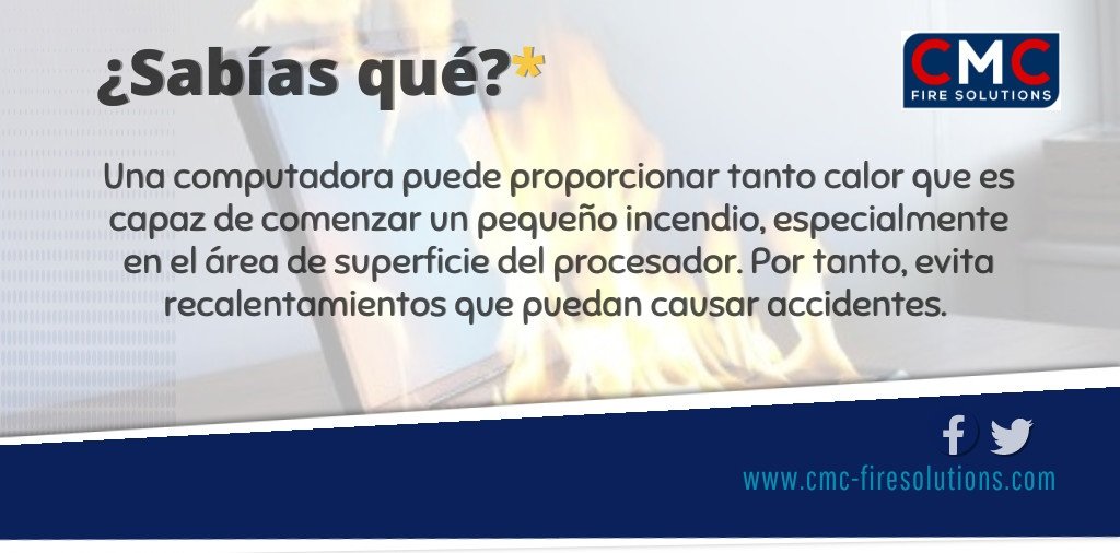 cmc_fire's tweet image. ¡Feliz Viernes! Recuerda que es recomendable siempre que tu computador reciba la ventilación adecuada y se mantenga en un ambiente fresco. Garantiza tu seguridad y la de los que te rodean.👨‍💻

#FireSolutions #SabíasQué #Computador #Incendios #consejos