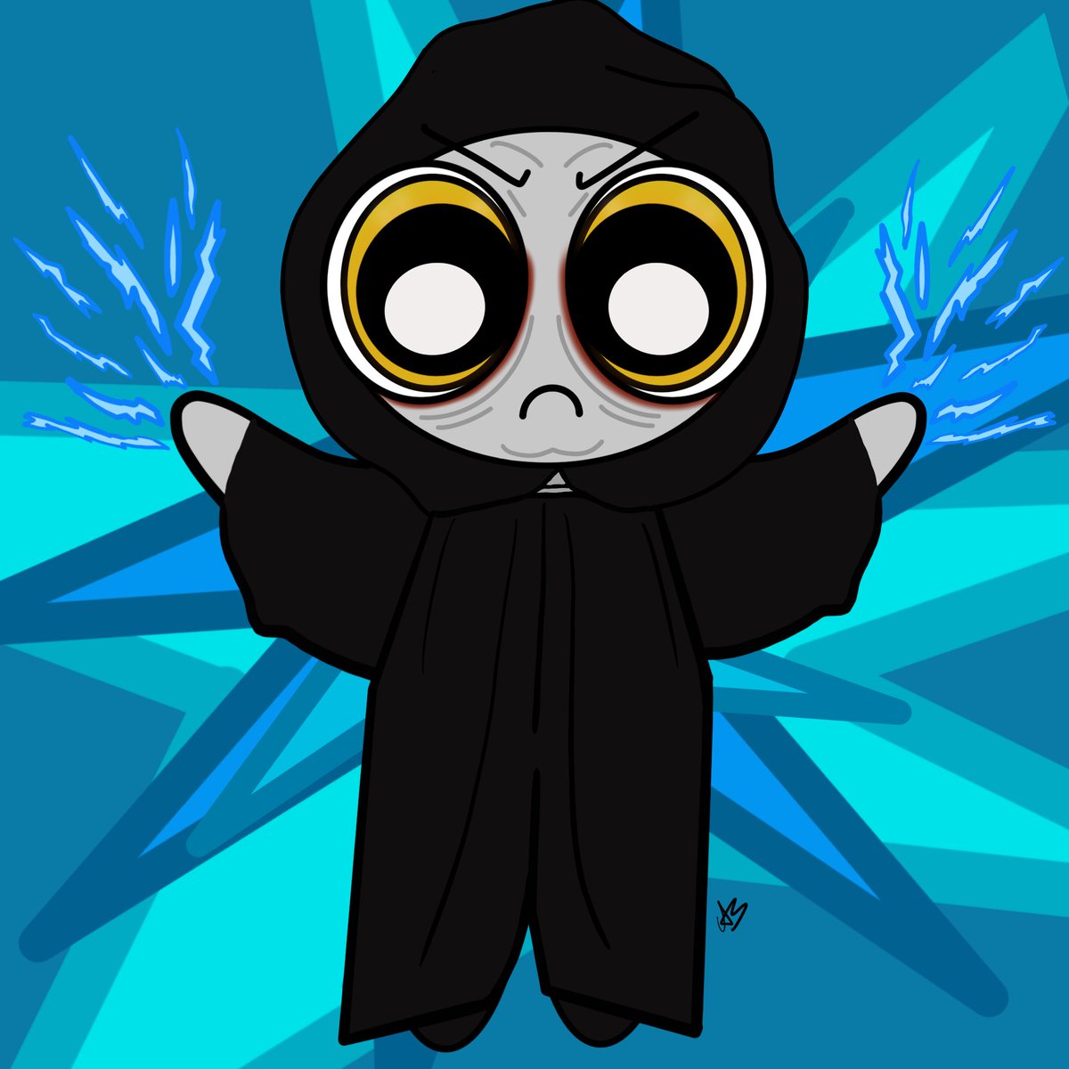 Day 2: Emperor Palpatine + The PowerPuff Girls This one was so fun to do