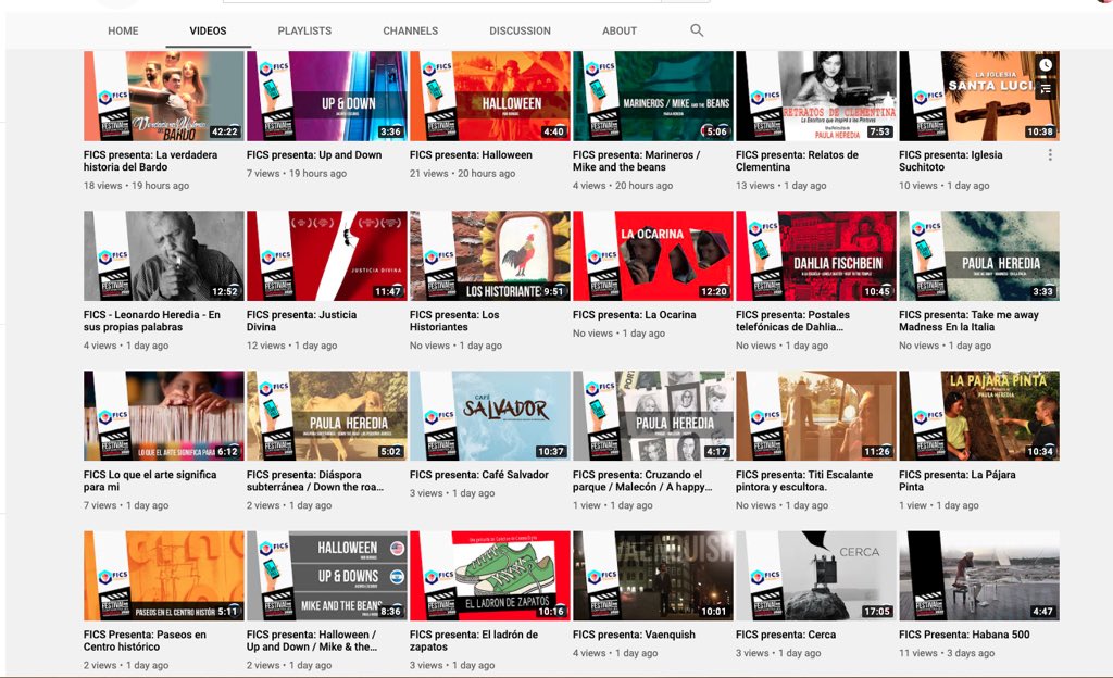 Hoy te recomendamos la película sobre la pintora y escultora salvadoreña TITI ESCALANTE 
Mira el enlace directo:
youtu.be/IeD3mrdRdOs 
...y no te pierdas las postales telefónicas del día:
Halloween, Up &amp;Down, Mike &amp; the Beens
Mira el enlace directo:
youtu.be/DDXz-HllPLw