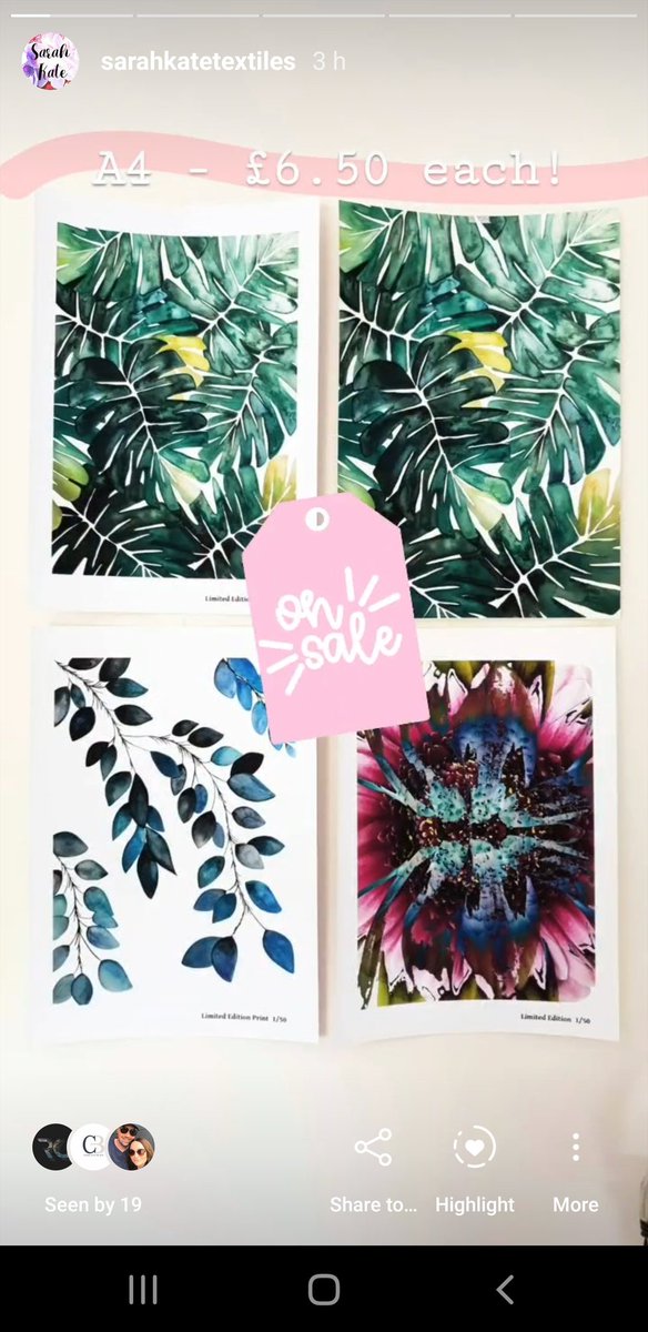 SarahKateTex's tweet photo. These 4 A4 prints are on sale! https://t.co/ZtN3Tj9KYV