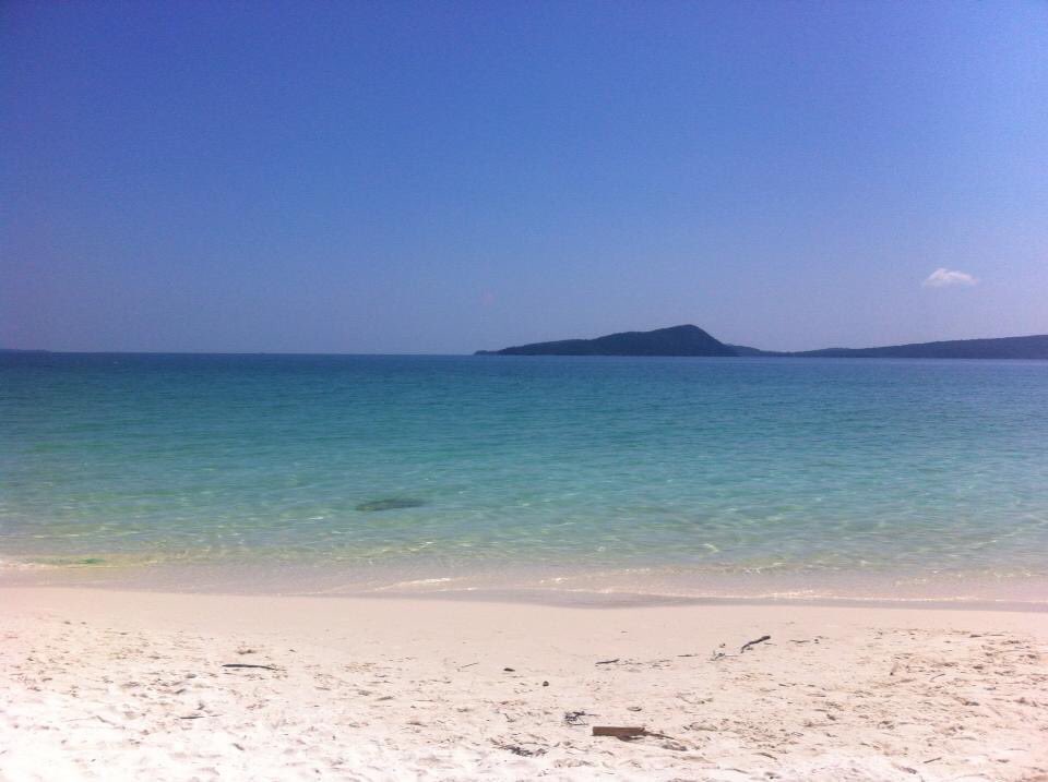 I think sadly they’re getting more and more built up, and my favourite once-deserted island where we stayed in wooden shacks with no electricity now has a huge resort on it. This is Koh Rong though, a bigger island, and still stunning: