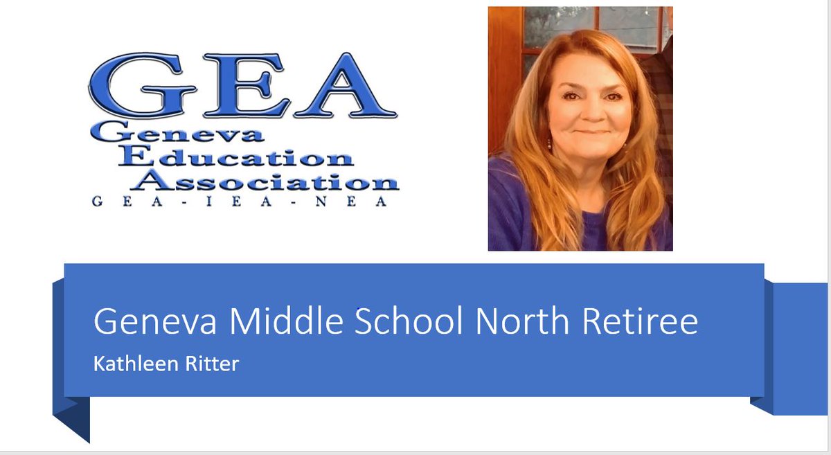 geateachers's tweet photo. Congratulations to our GMSN retiree! #Geneva304 #LearningTogether304 #gea4students https://t.co/90y2e0BFnM
