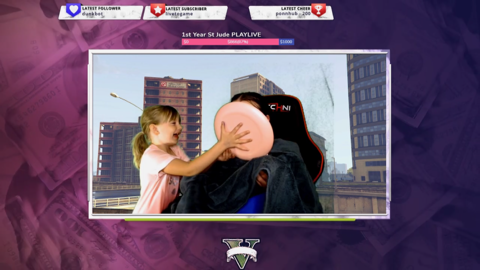 dradreav's tweet photo. @StJudePLAYLIVE my 6 year old in a state of pure bliss getting to pie me for donations. https://t.co/Lmp2Rqi38x