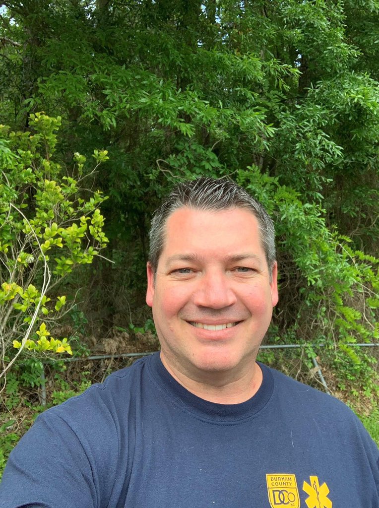 EMSDurham's tweet photo. Our Friday morning feature is Logistics Officer Ric Johnson.
Ric has been with DCEMS for 15 years. Ric shows he is #EMSSTRONG by making sure everyone has the equipment &amp; uniforms they need to perform their duties while keeping his sense of humor &amp; having a dedication for service! https://t.co/BZRl87hsMh