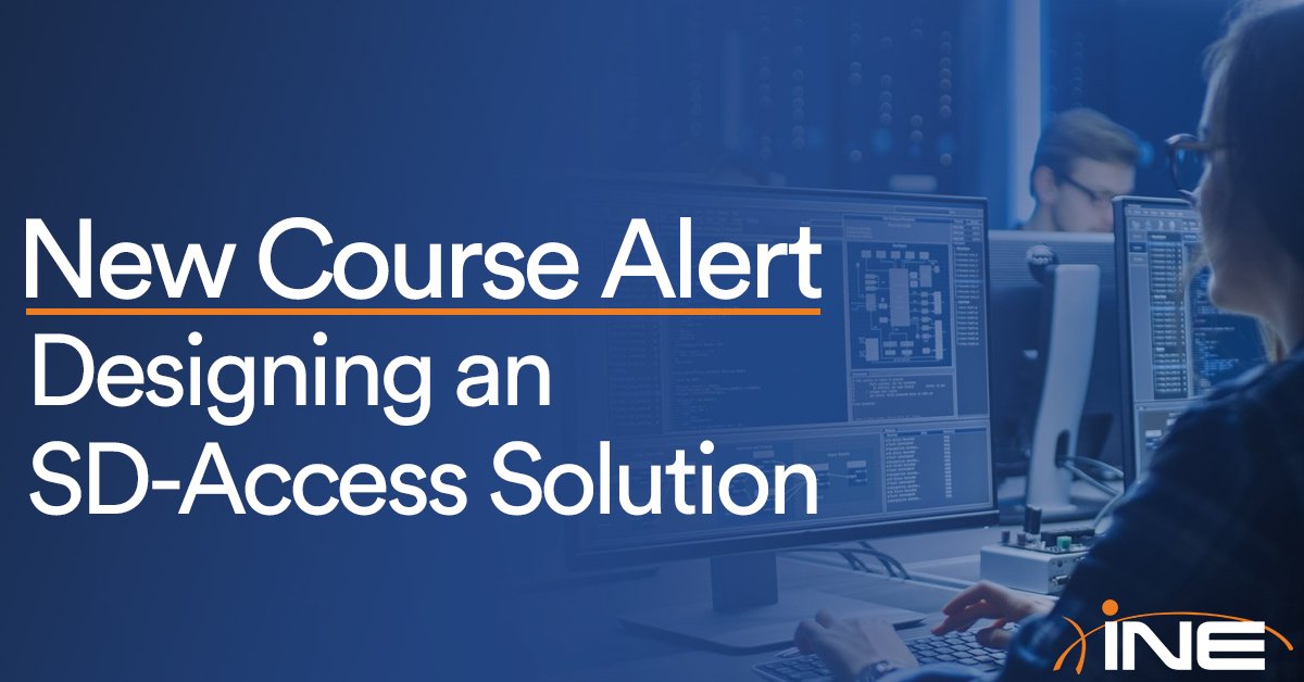 ine's tweet image. Check out INE instructor Virgilio Vargas&apos; latest course Designing an #SDAccess Solution, covering physical, network, controller management, and partner layers of the DNA Architecture. Learn what it requires and the best practices for the #Network Underlay. bit.ly/3gd5X8Z