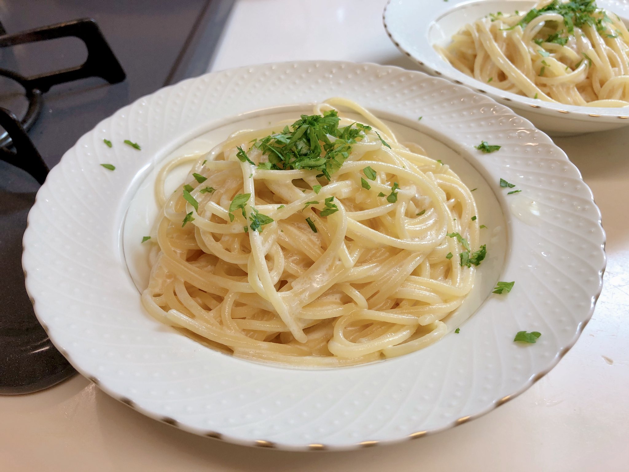レモンチューブで簡単に作れる レモンクリームパスタ の作り方 話題の画像プラス