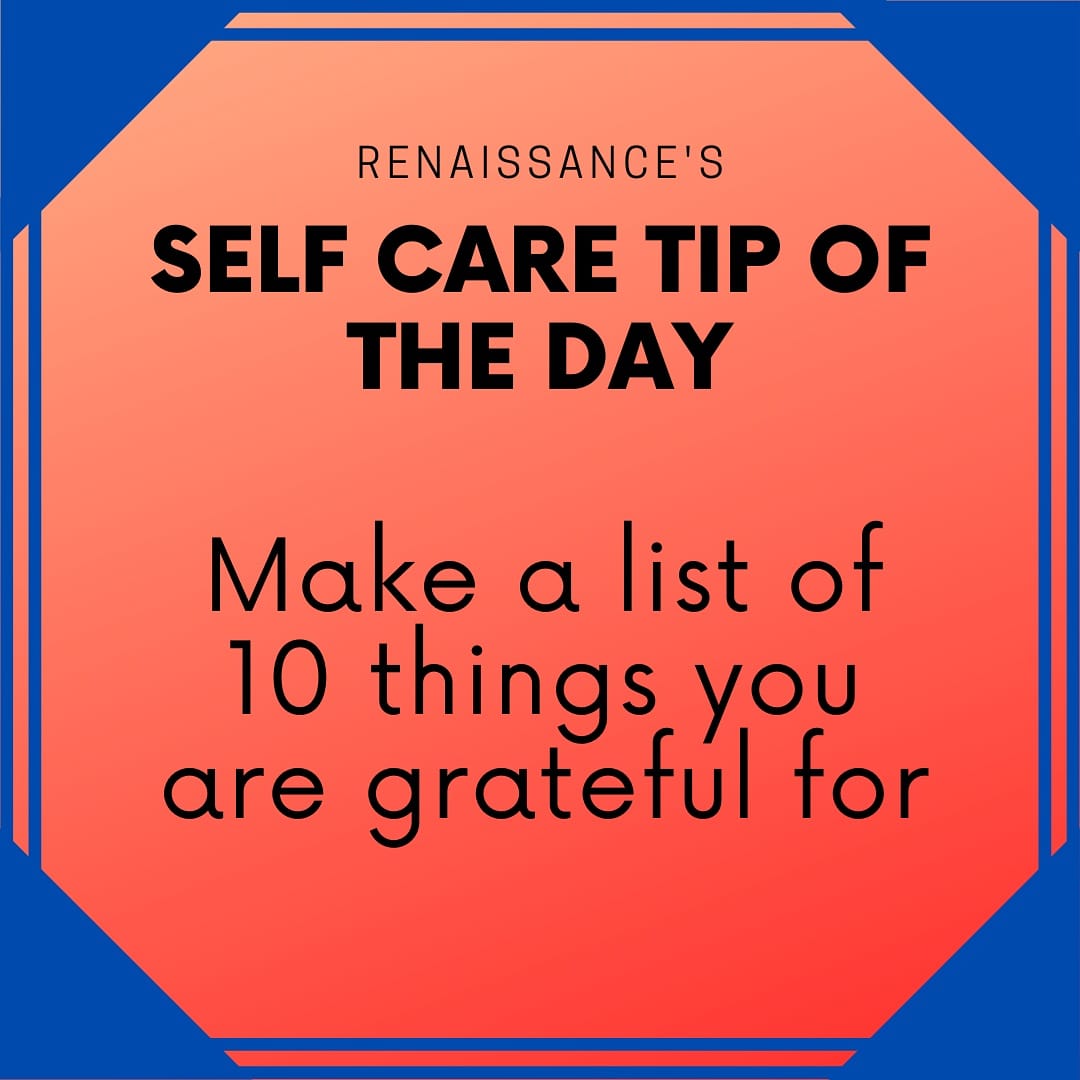 It's Friday which means it's our last self care tip of the week!! What are you most grateful for?