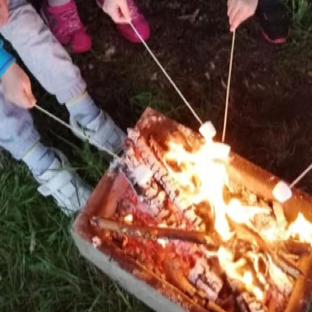 robsmithitv's tweet photo. Scouts, cubs and beavers under lockdown joined thousands worldwide in a massive virtual camp-out to make up for real ones they couldn't go on. See how they did it, with all-important toasted marshmallows included, tonight at 6 on ITV @granadareports https://t.co/MYvtoAqK4L