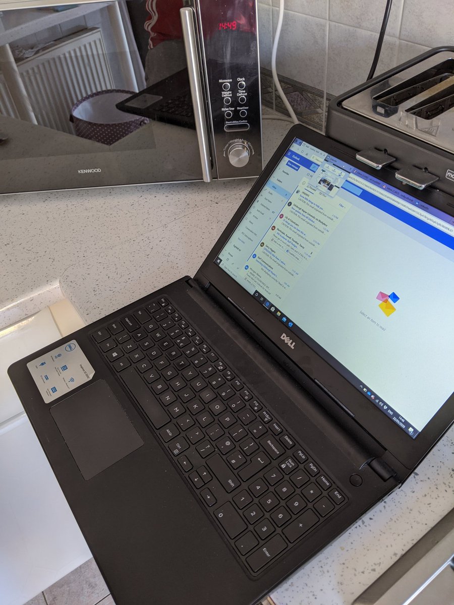 neilthetech's tweet photo. Very happy to read the @scotgov #routemap yesterday, in particular because a return to the lab would mean an end to getting kicked out of the living room when my wife is on a video call 👀 #kitchenworking #somanysnacks #labtimeiscoming https://t.co/bQFZ8ReCTK