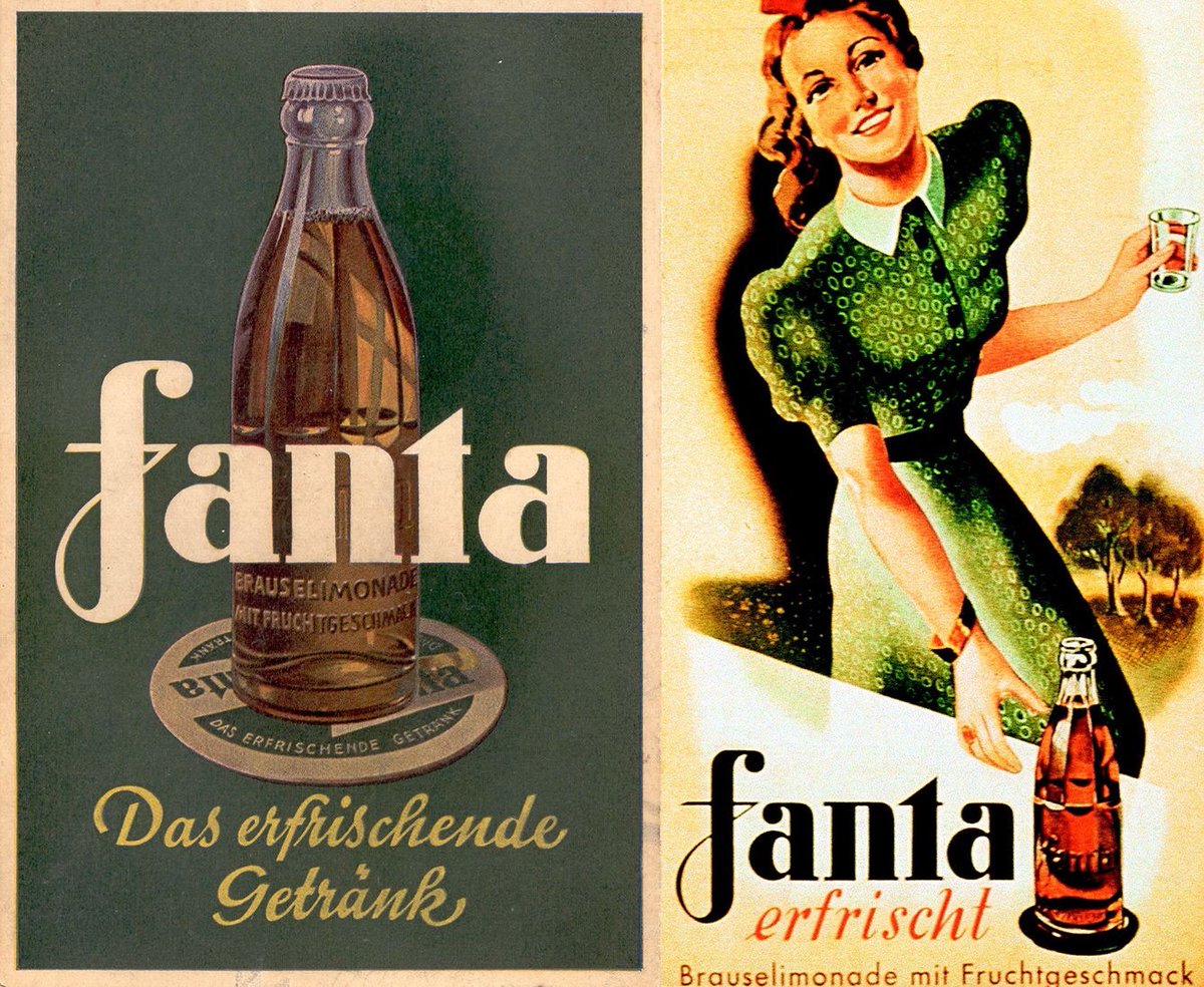 Coca-Cola created Fanta to get around Nazi Germany bans on import goods And Coca-Cola Germany was run by a devout Hitler supporter