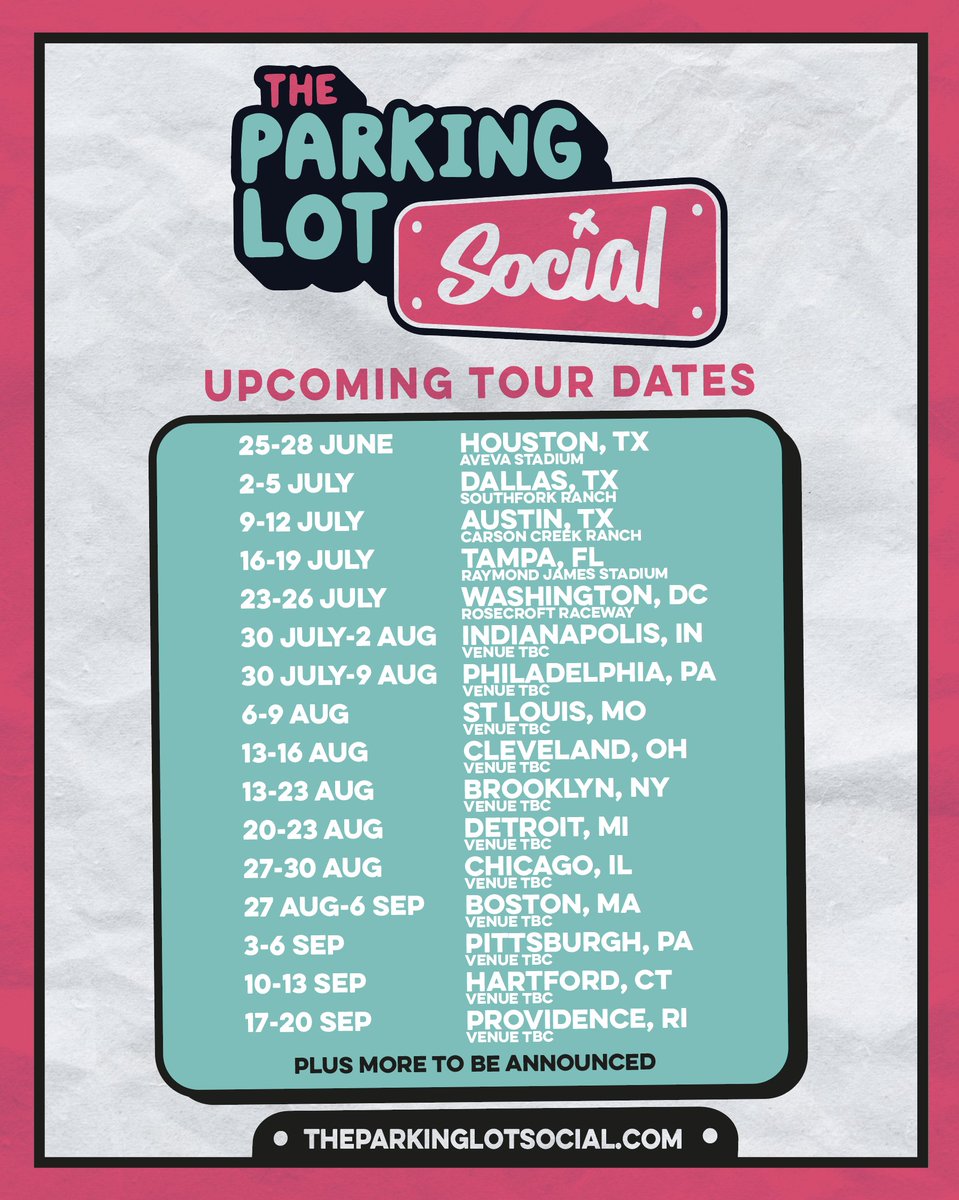 We’ve created a spectacular event space and overloaded it with a program of immersive and interactive entertainment that’s broadcast from our stage straight to your car!

Tickets on sale May 27. Register here: theparkinglotsocial.com

#theparkinglotsocial