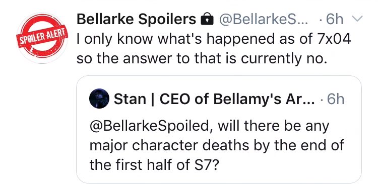 BELLARKESPOILED TWEETS FOR THOSE WHO MISSED IT