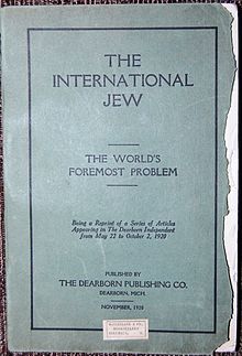 He collected these anti-semetic conspiracy theories in The International Jew: The World's Foremost Problem.It was an international bestseller and found an audience with prejudiced people around the world, including Adolf Hitler, who based his worldview around it.9/