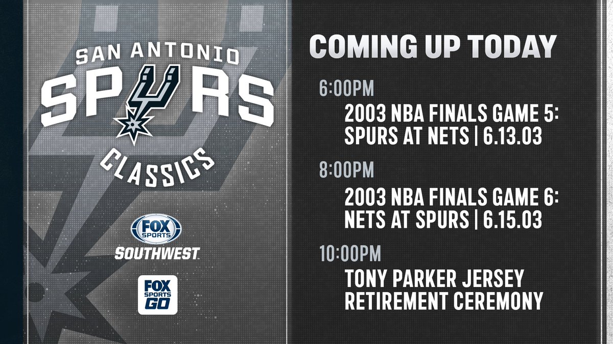 KerryK42's tweet image. RT FOXSportsSW: The Larry O&apos;Brien Trophy is staying in SATX! 🏆 

Relive the spurs&apos; 2nd championship with tonight&apos;s #SpursClassics presentation of games 5 and 6 of the 2003 Finals on FSSW! #GoSpursGo  #actnearn #sct