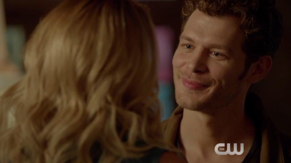 a thread of klaus mikaelson smiling but his smile gets bigger as you keep scrolling