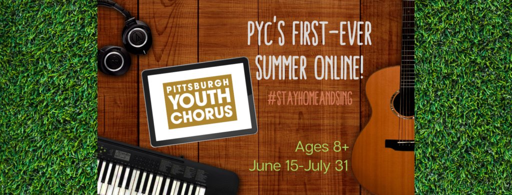 PYC is offering online courses June 15 through July 31 for ages 8+ as we #stayhomeandsing. Classes include: Private Vocal Coaching Songs of the Broadway Stage Songwriting Vocal Improvisation Instrumental Composition and Improvisation Intro to Ukulele pittsburghyouthchorus.org/summer-online-…