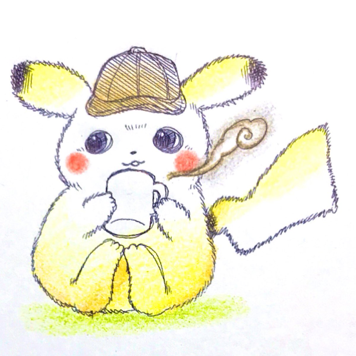 ポケモン 名探偵ピカチュウおもしろかった くまみのイラスト