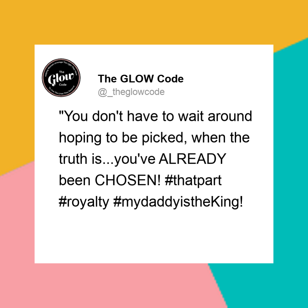 _theglowcode's tweet image. Good morning #codequeens!  Before you can adjust your crown you must first fully embrace your position in the Kingdom.  ⠀
⠀
📍You are a child of the King!⠀
📍You are Chosen to be royalty⠀
📍The world didn&apos;t give you your crown so the world can&apos;t take it away. ⠀
�