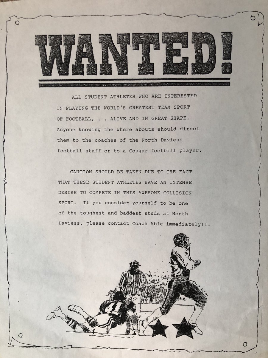 TCTigerFB4Life's tweet image. Going through some 1990ish files. Some things never change about getting athletes to play.
Manual Typewriter with actual cut and past xerox copy! #TechnologyChanges