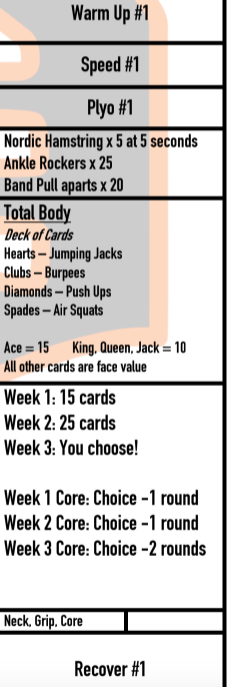 trojan_trained's tweet photo. Friday's workout.  Week 2 https://t.co/itCfiKPuKf