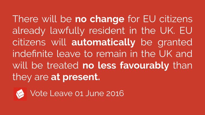 We've been told - again and again and again - that we are this country's friends, neighbours and colleagues and this country wants us to stay.However how is that working out in practice?