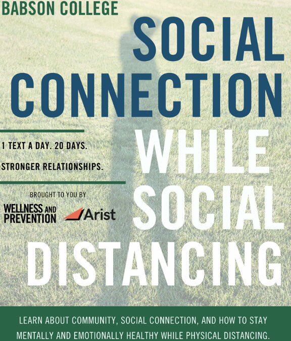 1 Text a Day. 20 Days. Stronger Relationships. 

Enroll here: babson.arist.co/courses/5ec6d9…