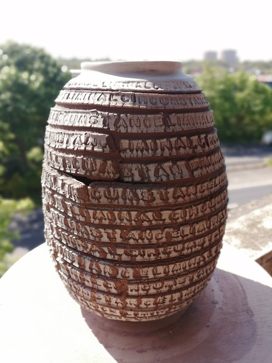 ___Stathis___'s tweet photo. started working again... #liminalcircumstance #conceptart #sculpture #thinkinginclay #concretepoetry #visualpoetry #wordsareobjects #thisisnotajar
https://t.co/ASsqrGJZ5Z https://t.co/CQc315FyoJ