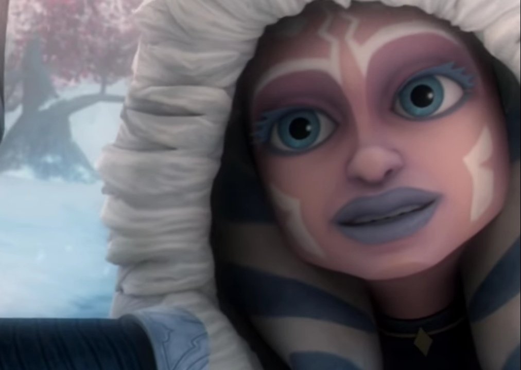 thread of ahsoka's smiles but it gets wider the further you scroll 