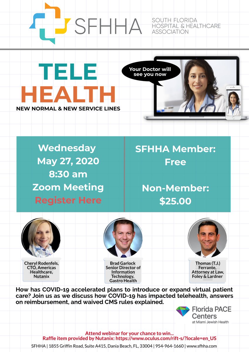 SFHHA's tweet photo. #patientengagement #telehealth #reimbursement #Nutanix #GastroHealth #FoleyLardner #SFHHA https://t.co/pJBZO2EnUo