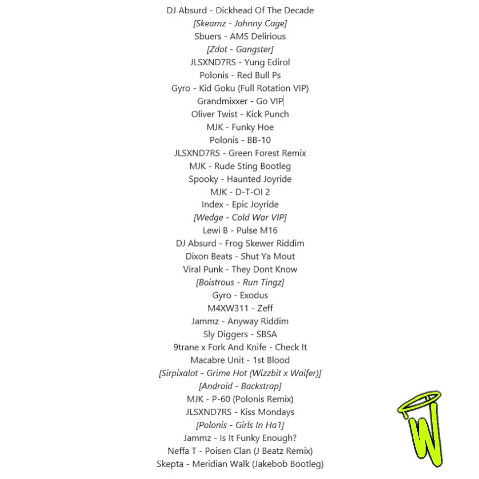 Wedge_DJ's tweet image. soundcloud.com/wedge_dj/quara…
New mix. Tracks from the big dogs... @DJAbsurdParis @SBUERS_ @ZdotProductions @JLSXND7RS @polo_nis @GYRO140 @GRANDMIXXER @olivertwistdj @indexondecks @DixonBeats @ViralpunkTV @m4xw311mzk @HR6jakebob @MUnitPromo @9TRANE @forkandknife000 😷🙌
Nuff love