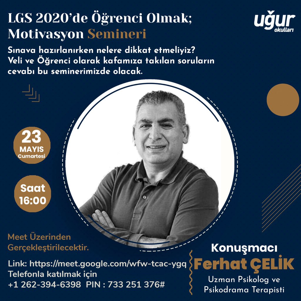 8. sınıf öğrencilerimizi ve velilerimizi seminerimize bekleriz 🌸🌿 <a href="/Ugurumraniyekmp/">Uğur Okulları Ümraniye Kampüsü</a> @recepsuekinci <a href="/CengizMAN1/">Cengiz ŞİŞMAN</a> <a href="/gunalmurat/">Murat Günal</a> <a href="/Psikologferhat1/">Psikologferhatcelik</a>